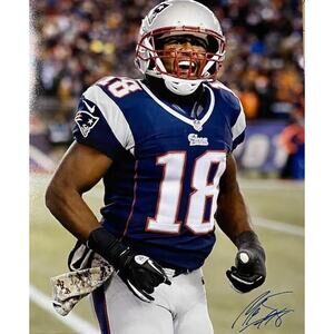 Matthew Slater Signed Auto 16x20 Photo Patriots COA Vertical 2